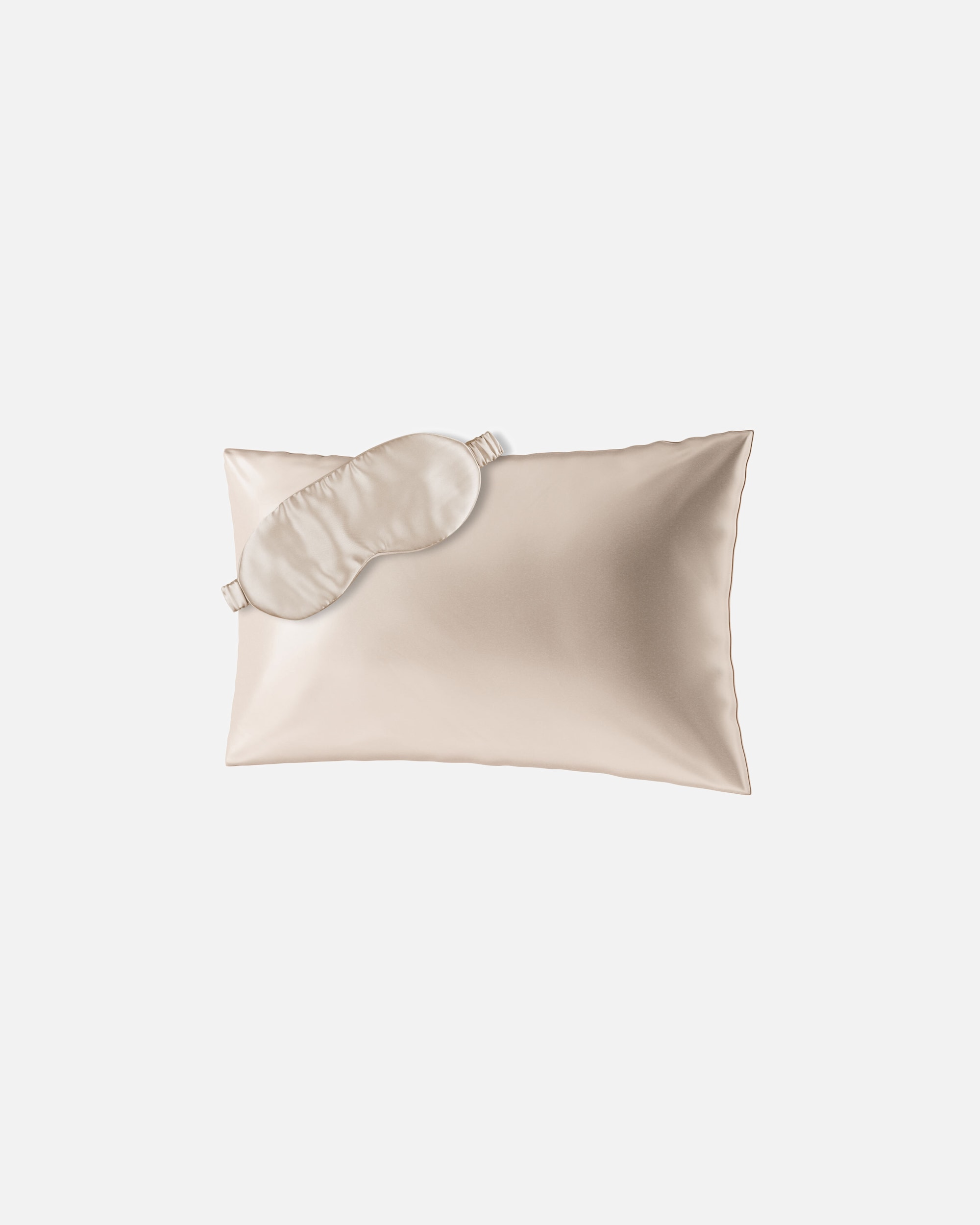 Polštář po Pro ženyAiloriaBEAUTY SLEEP SET (40X60) Hedvábný povlak na polštář + maskabéžová