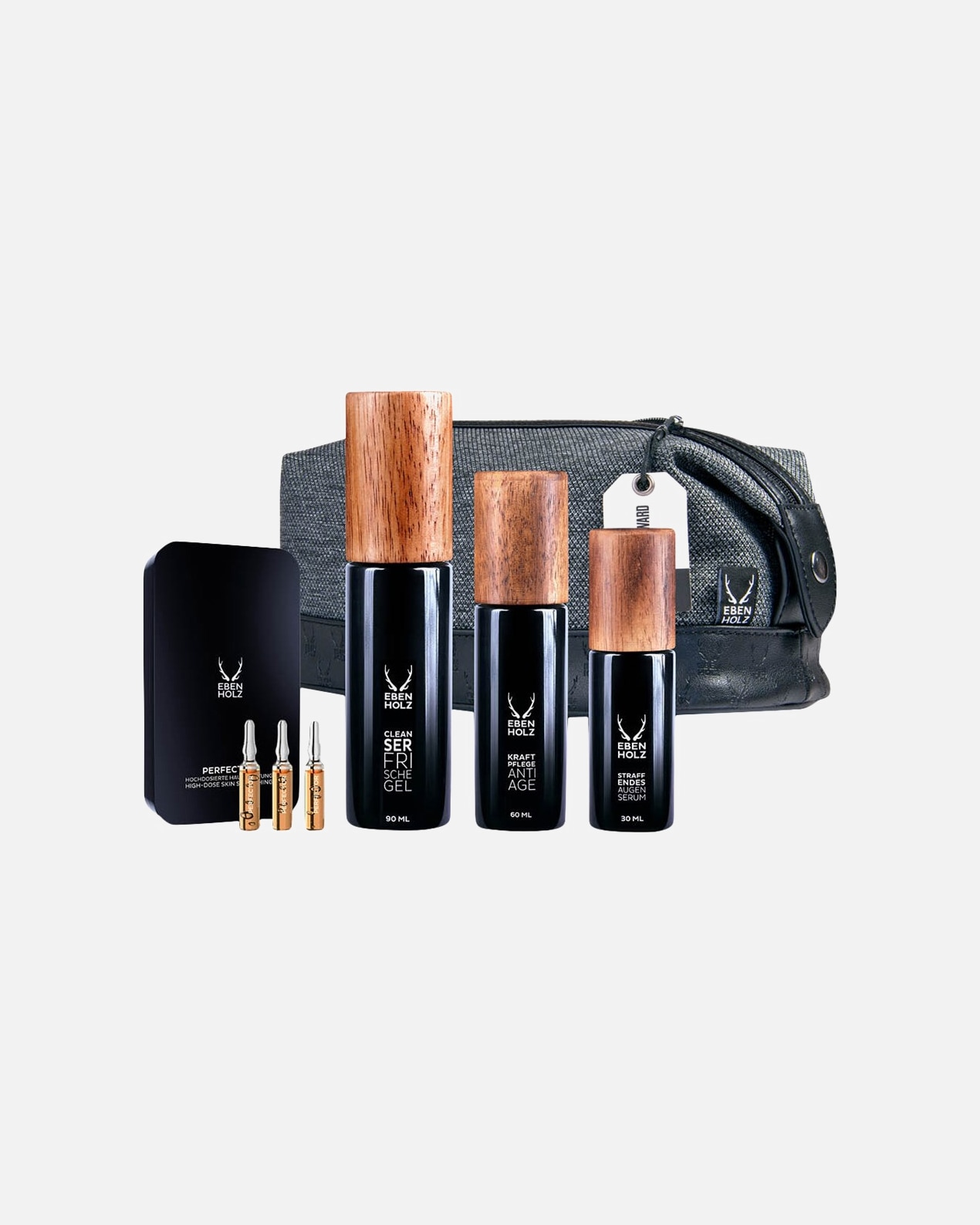 Skincare sada po Pro mužeSada péče proti stárnutíČistící gel Fresh Gel 90 ml + ampule Perfector 7 x 2 ml + Power Care 60 ml + zpevňující oční sérum 30 ml + toaletní taštička