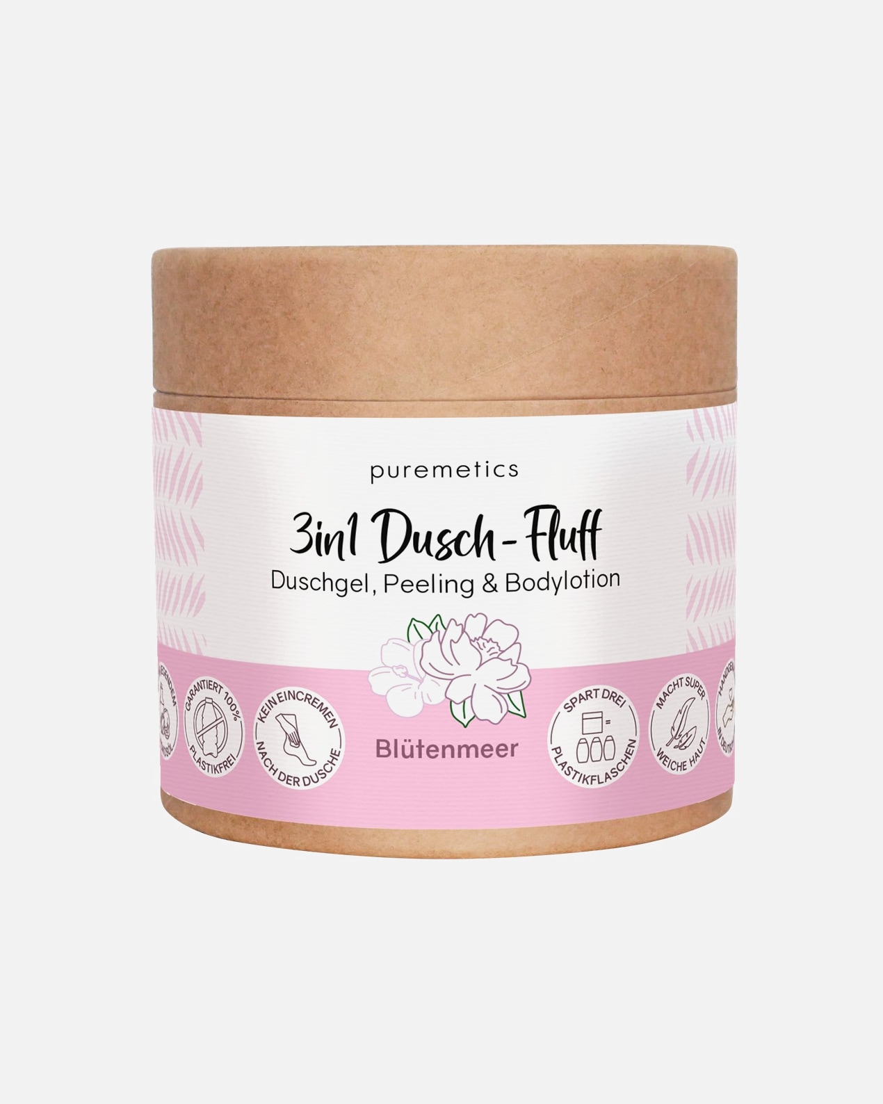 Sprchový gel po Pro ženypuremetics#INNERBEAUTYSprcha Fluff Moře květin250 g