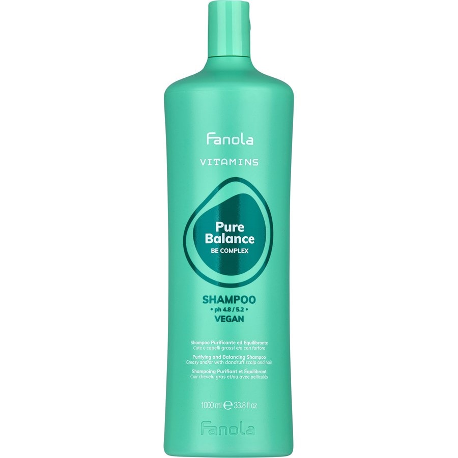 Fanola - Vitamins Šampon Pure Balance Be Complex Šampony 1000 ml dámské