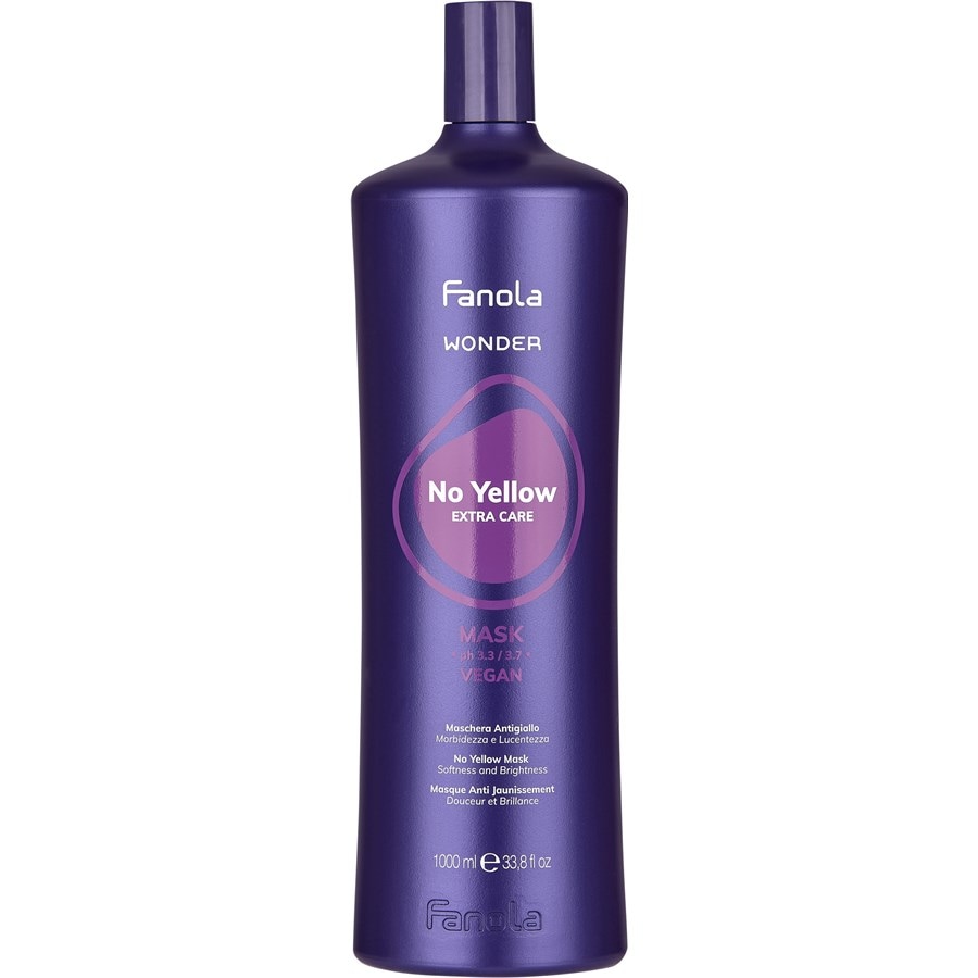 Fanola - Žádná žlutá maska Extra Care Masky a kúry na vlasy 1000 ml dámské