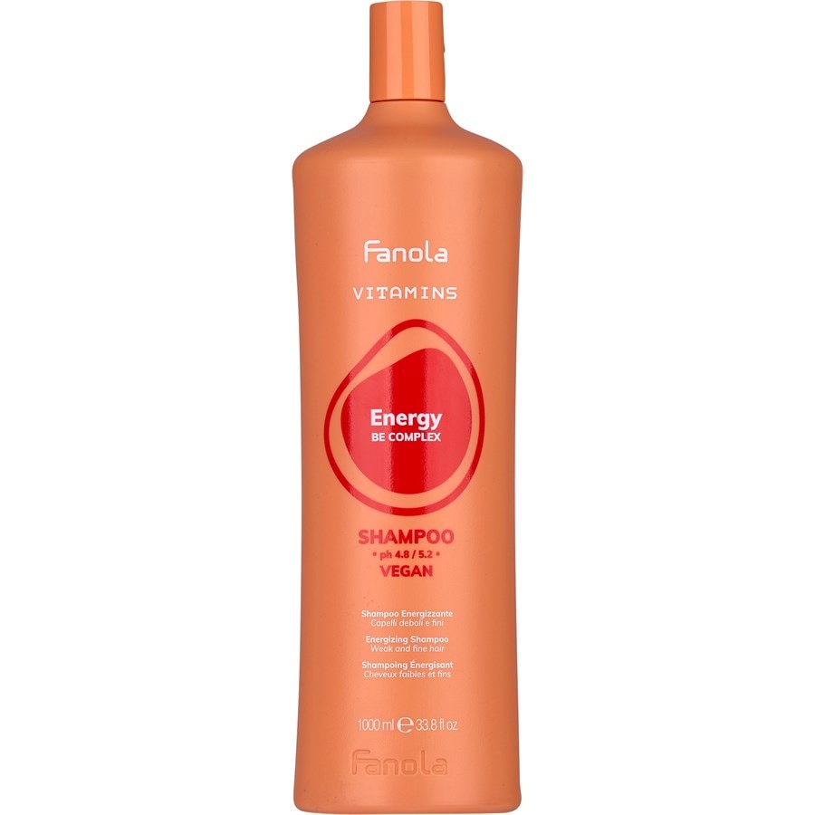 Fanola - Vitamins Šampon Energy Be Complex Šampony 1000 ml dámské