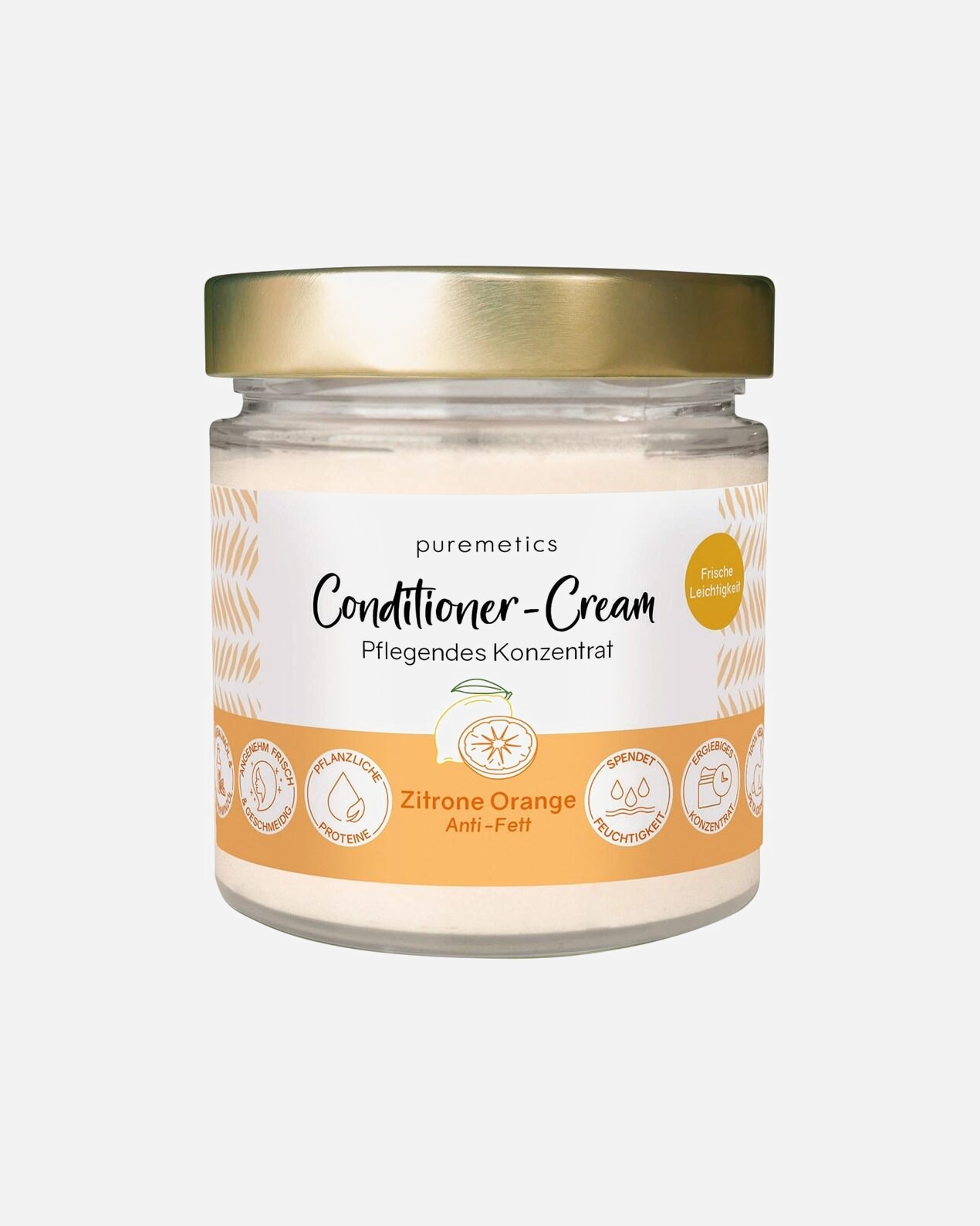 Kondicionér na vlasy po Unisexpuremetics#INNERBEAUTYKondicionér krém proti mastnotě 'Lemon Orange'150 g