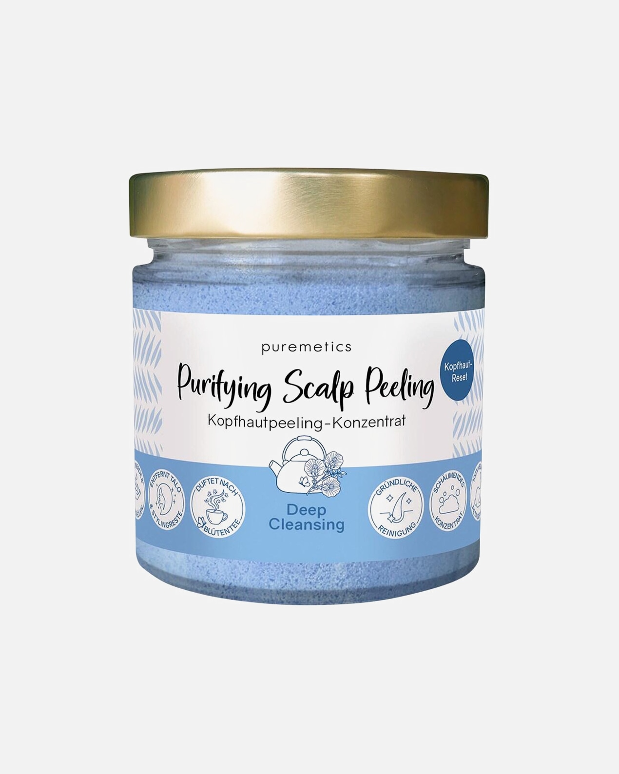 Peeling na pokožku hlavy po Unisexpuremetics#INNERBEAUTYČisticí peeling pokožky hlavy 'Hloubkové čištění250 g