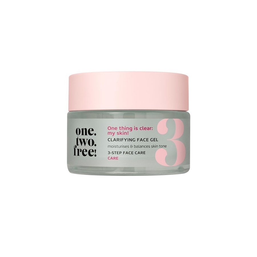 one.two.free! - Krok 3: Péče Clarifying Face Gel Krémy na obličej 50 ml unisex