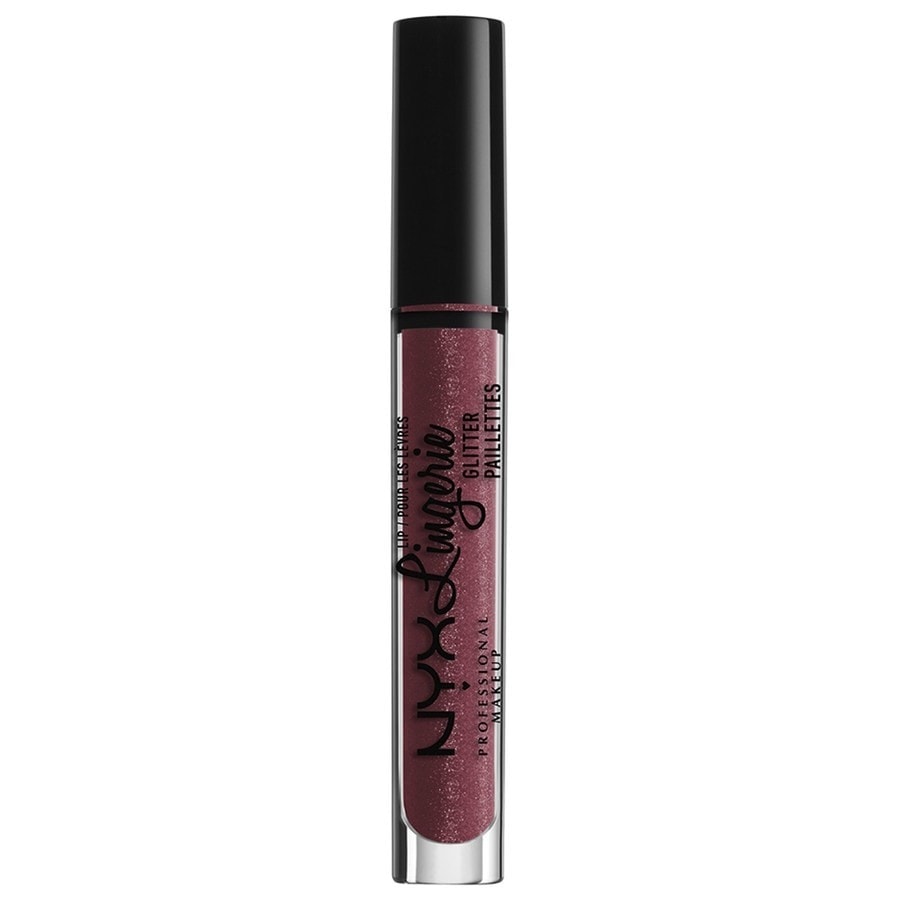 NYX Professional Makeup - Lip Lingerie Glitter Lesky na rty 4 ml Hnědá unisex