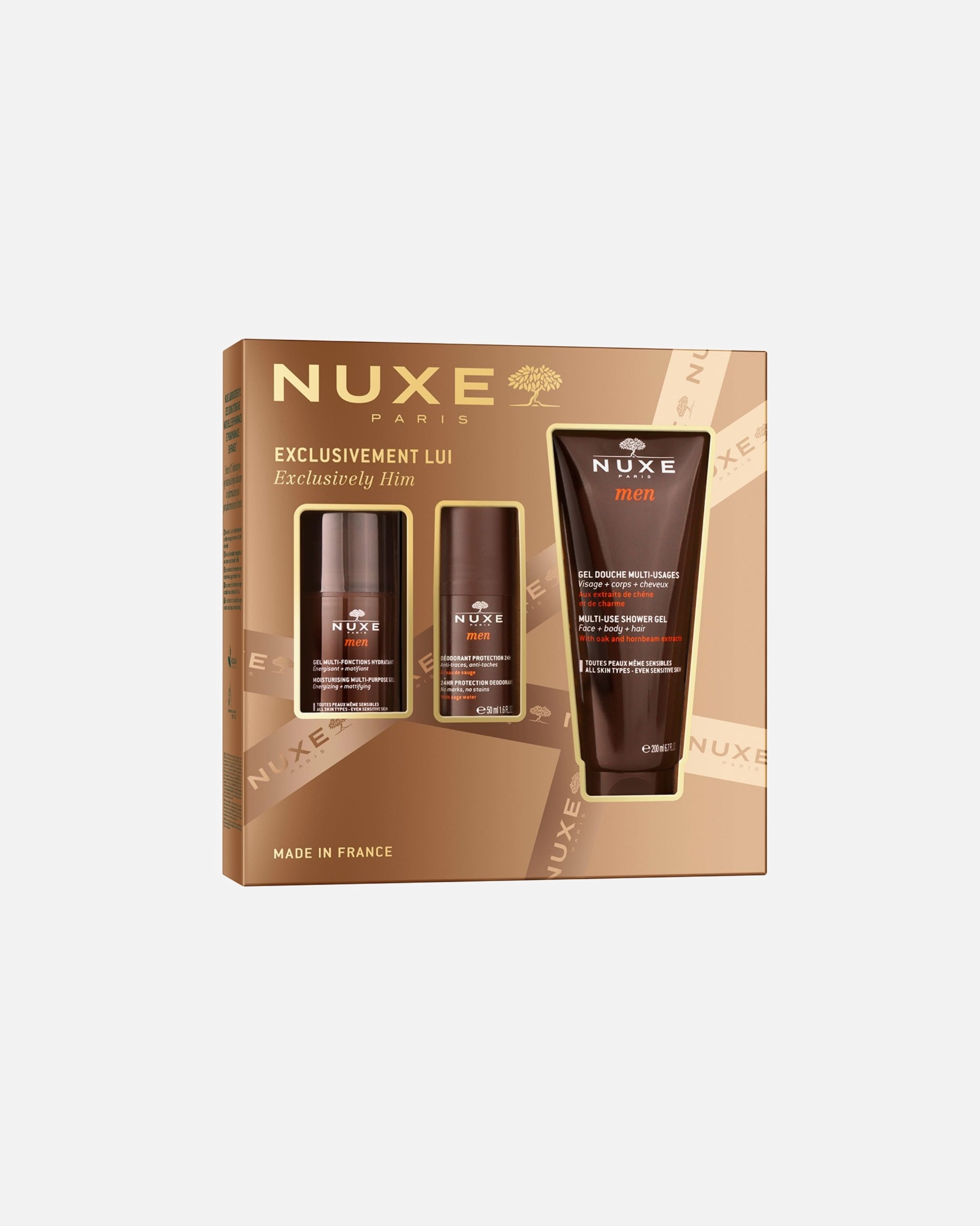 Sada tělové kosmetiky po UnisexNUXE#INNERBEAUTYVánoční dárková Exclusively Him1 ks