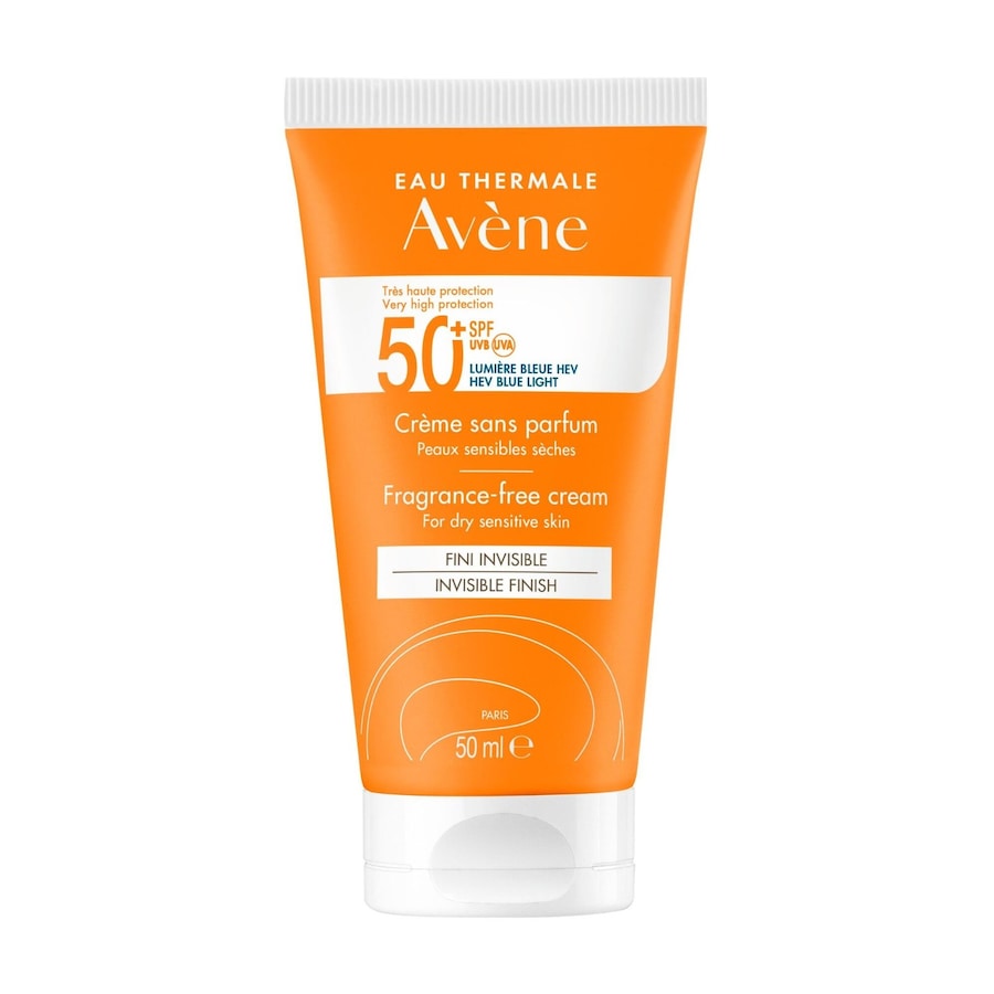 Avène - Solaire Fragrance-Free Cream Invisible Finish SPF50+ Opalovací krémy 50 ml unisex