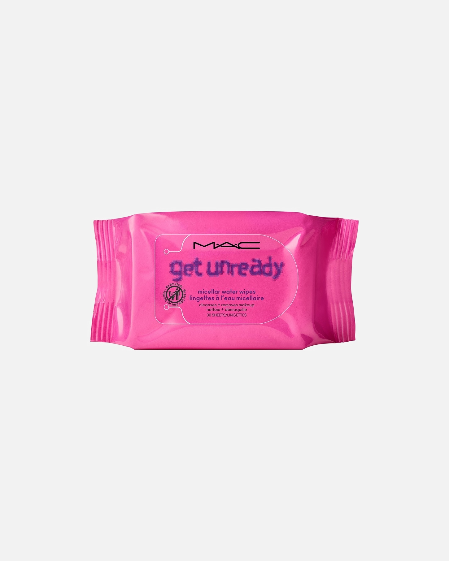 Odličovač po UnisexMAC#INNERBEAUTYGet Unready Micellar Water Wipes1 kus