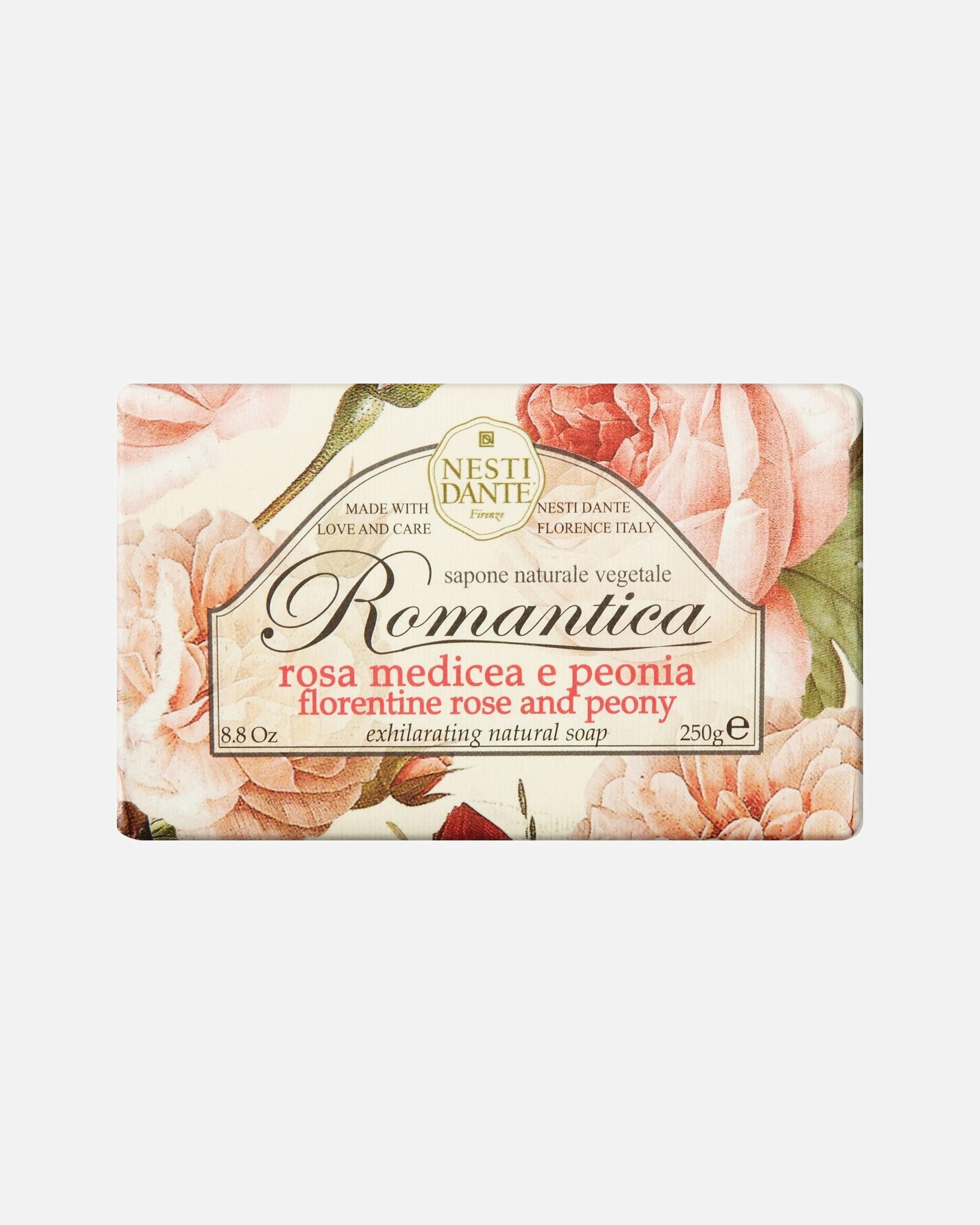 Mýdlo na ruce po UnisexNesti Dante Firenze#INNERBEAUTYROSE + PEONY SOAP250 g