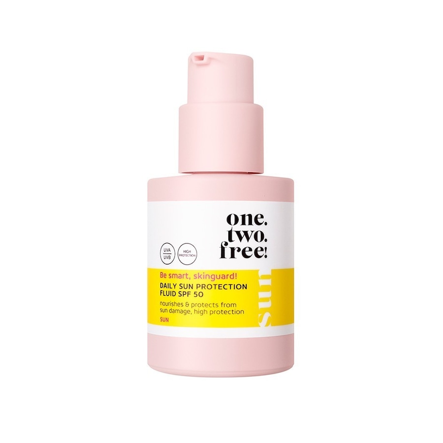 one.two.free! - Daily Sun Protection Fluid SPF50 Opalovací krémy 30 ml unisex
