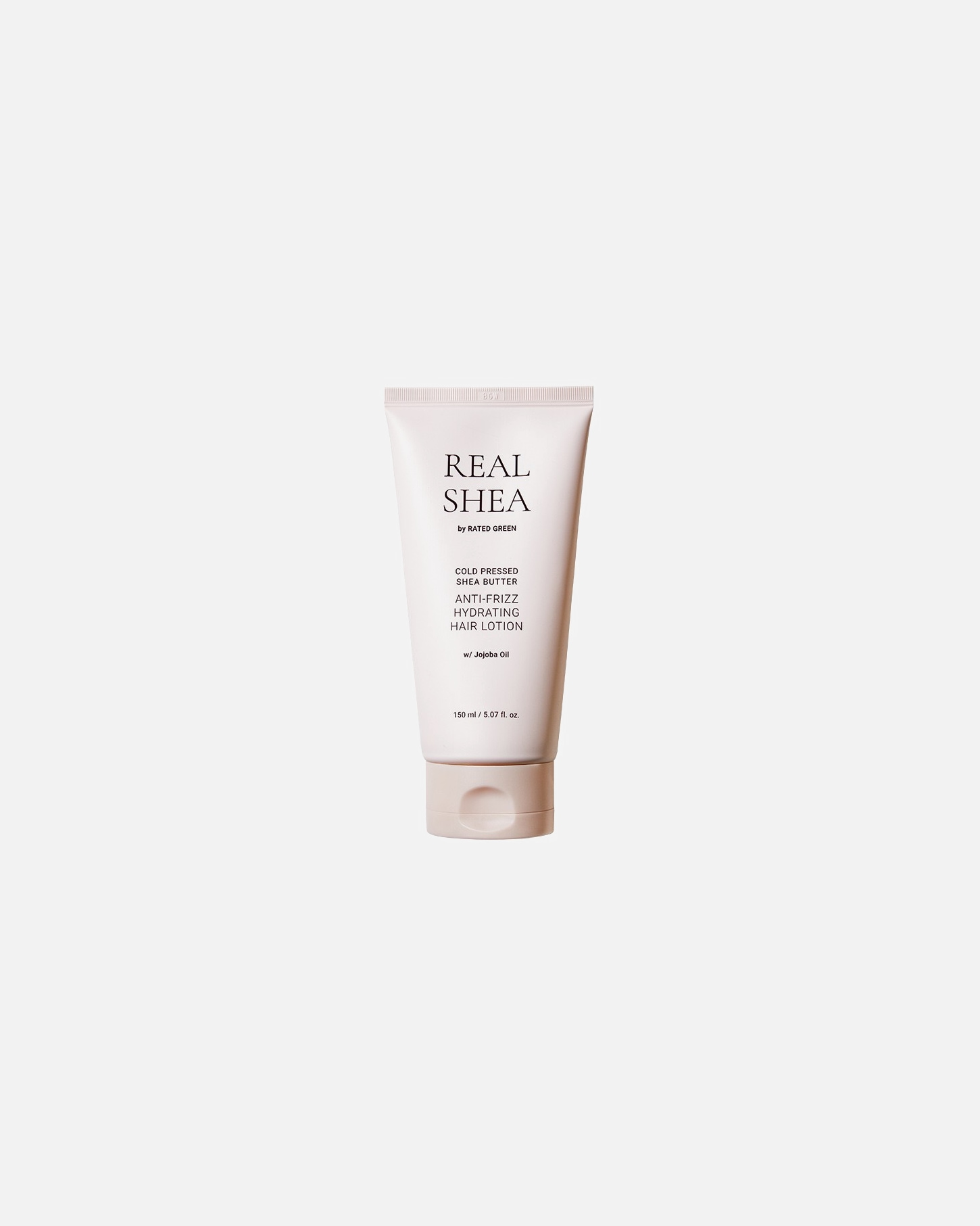 Vlasová kúra po UnisexRated Green#INNERBEAUTYREAL SHEA ANTI-FRIZZ HYDRATING HAIR LOTION150 ml