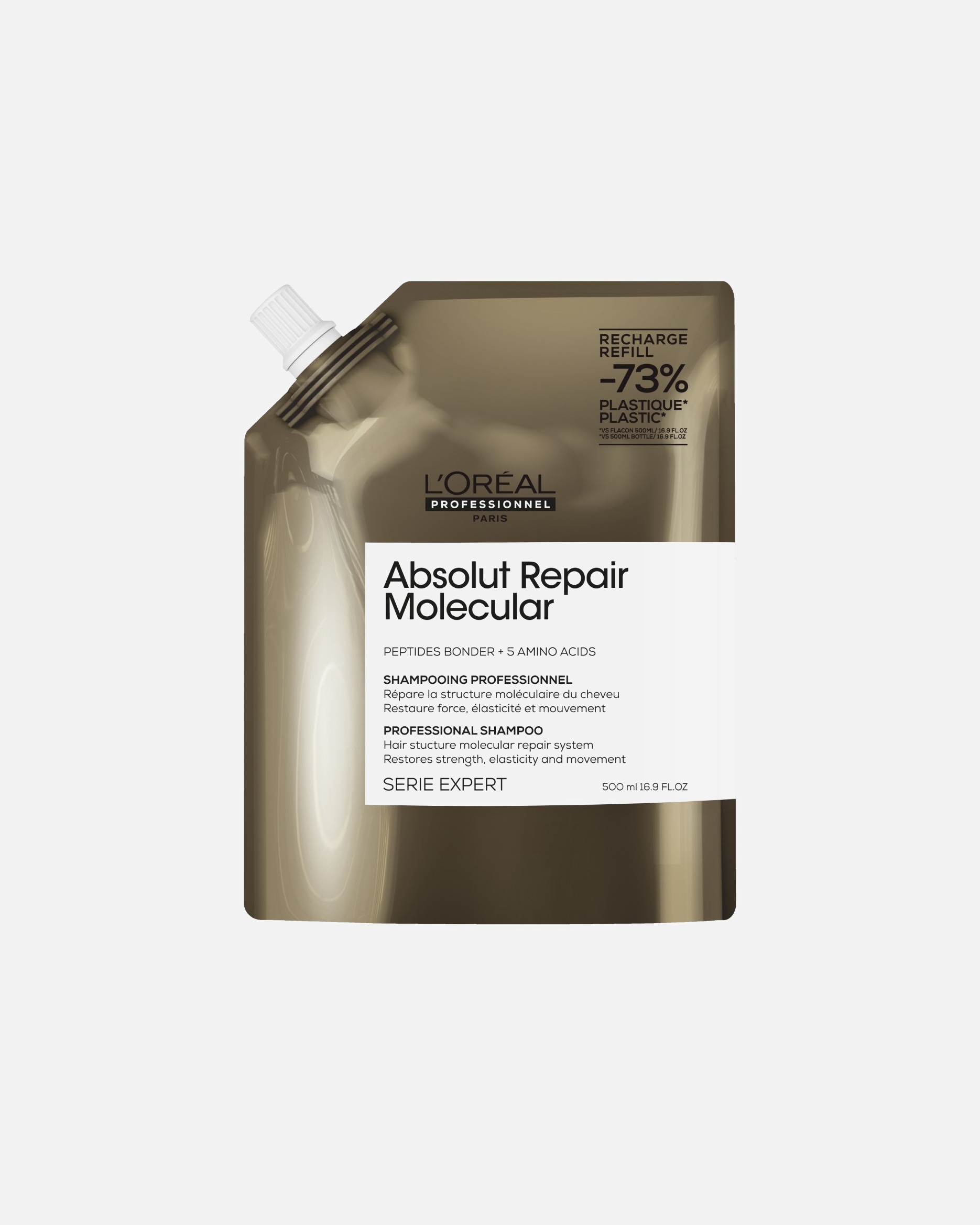 Šampon na vlasy po UnisexL´Oréal Professionnel ParisSerie Expert Absolut Repair MolecularNáhradní náplň šamponu500 ml - Refill