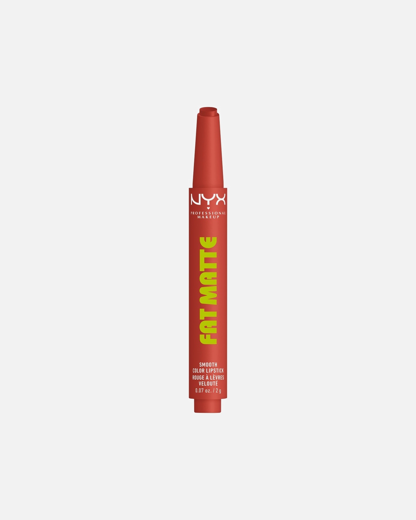 Rtěnka po UnisexNYX Professional Makeup#INNERBEAUTYFat Matte Smooth Color Lipstick matný balzám na rty2 g