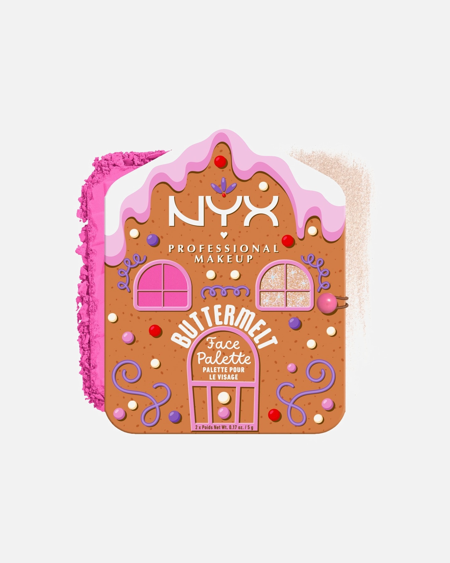 Rozjasňovač po UnisexNYX Professional MakeupButtermeltButtermelt Face PaletteLight/Medium