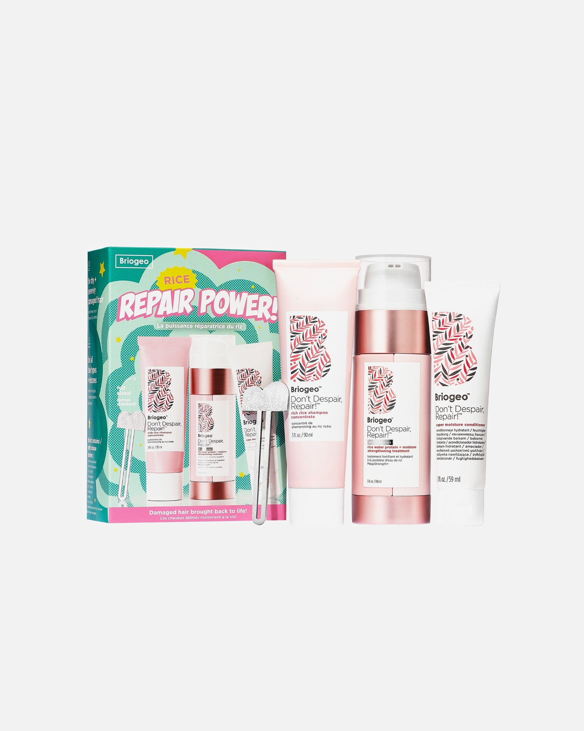 Sada vlasové kosmetiky po UnisexBriogeoDon't Despair, Repair!™Rice Repair Power1 kus