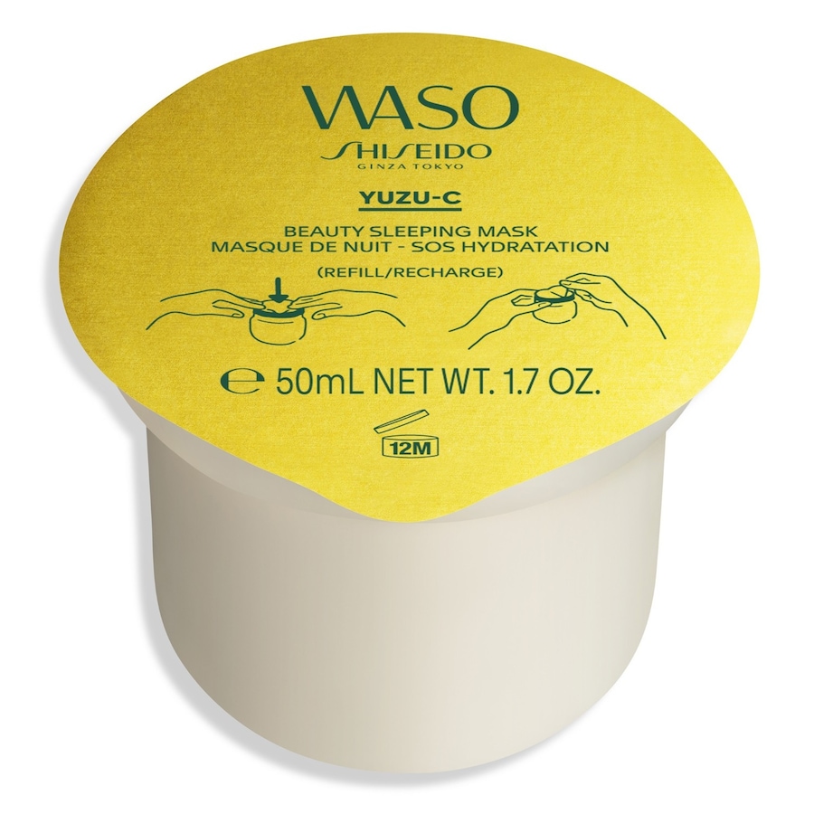 Shiseido - WASO Yuzu-C Beauty Sleeping Mask Refill Hydratační masky 50 ml dámské