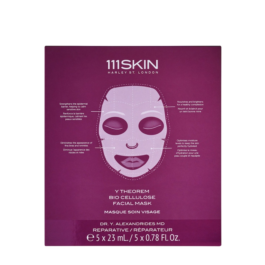 111Skin - Y Theorem Biocellulose Mask Box Látkové masky 115 ml unisex
