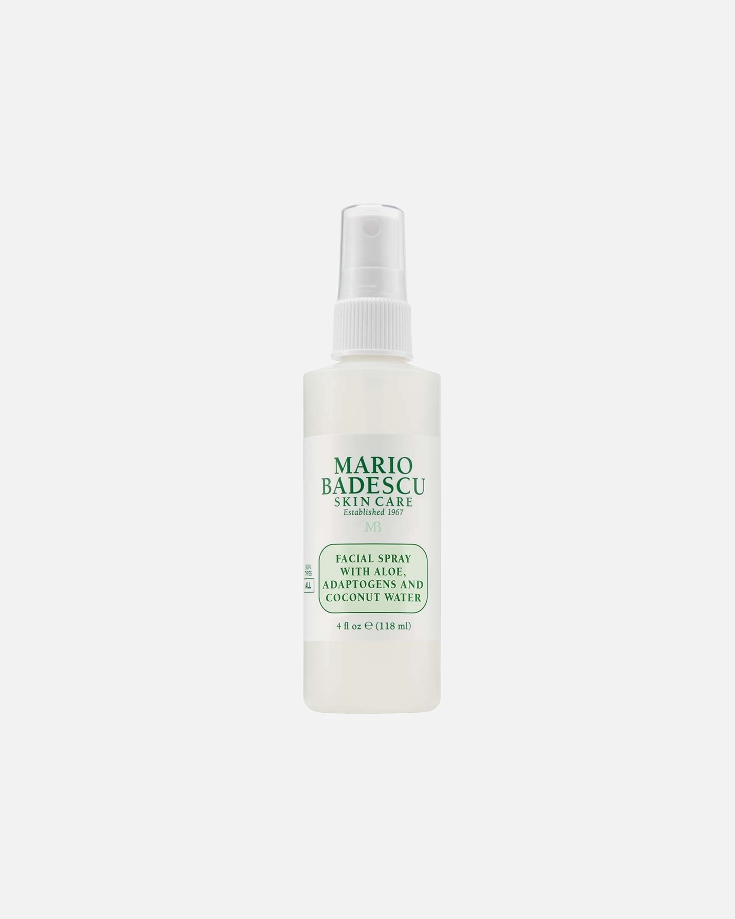 Sprej na obličej po UnisexMario BadescuFace SpaFacial Spray with Aloe Adaptogens + Coconut Water118 ml