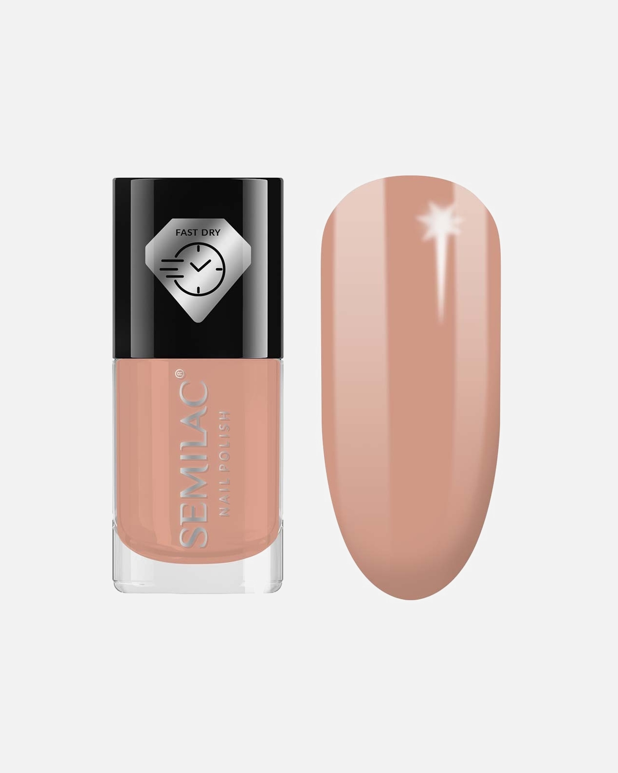 Lak na nehty po UnisexSemilac#INNERBEAUTYFast DryC225