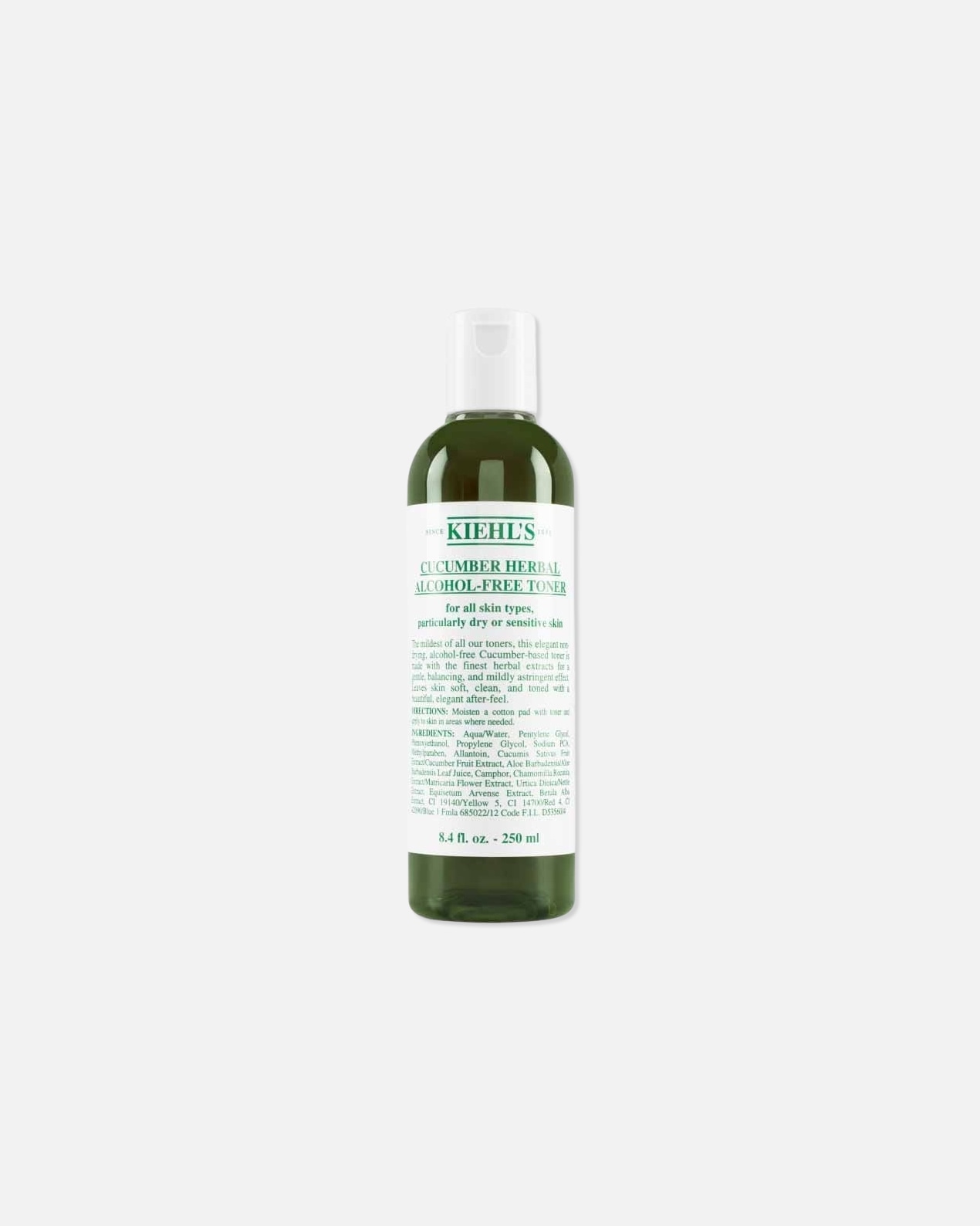 Pleťová voda po UnisexKiehl’s#INNERBEAUTYCucumber Herbal Alcohol-Free Toner250 ml