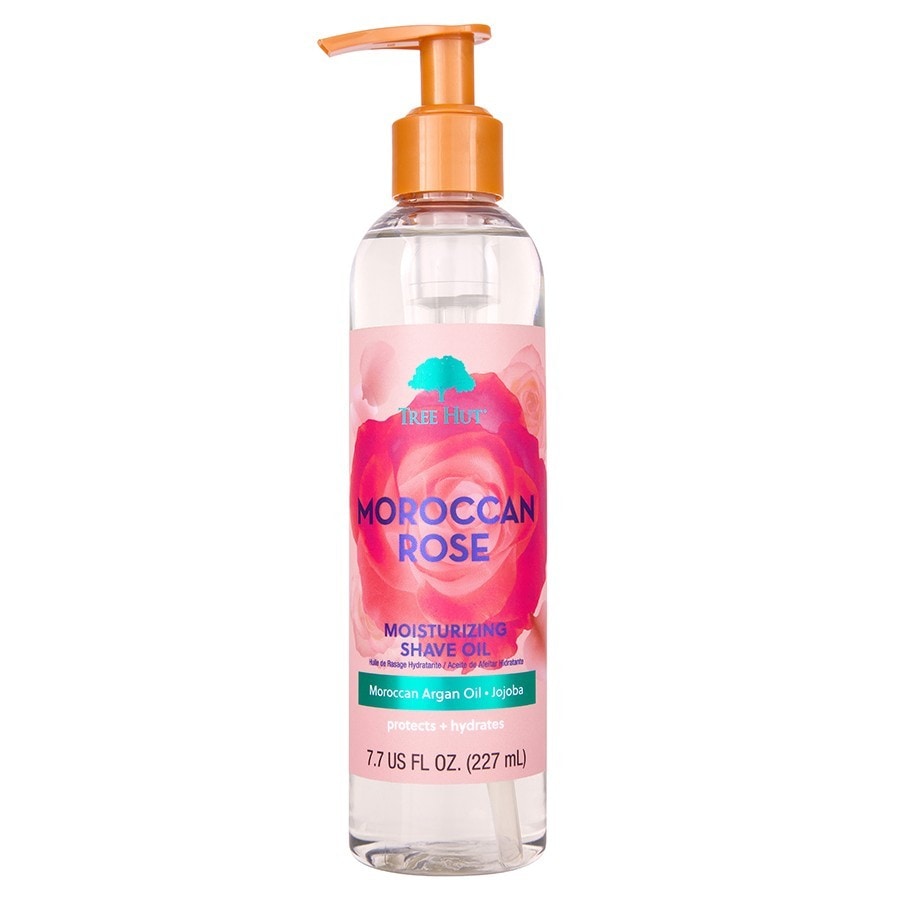 Tree Hut - bare Moisturizing Shave Oil Moroccan Rose Krémy na holení a depilaci 227 ml dámské