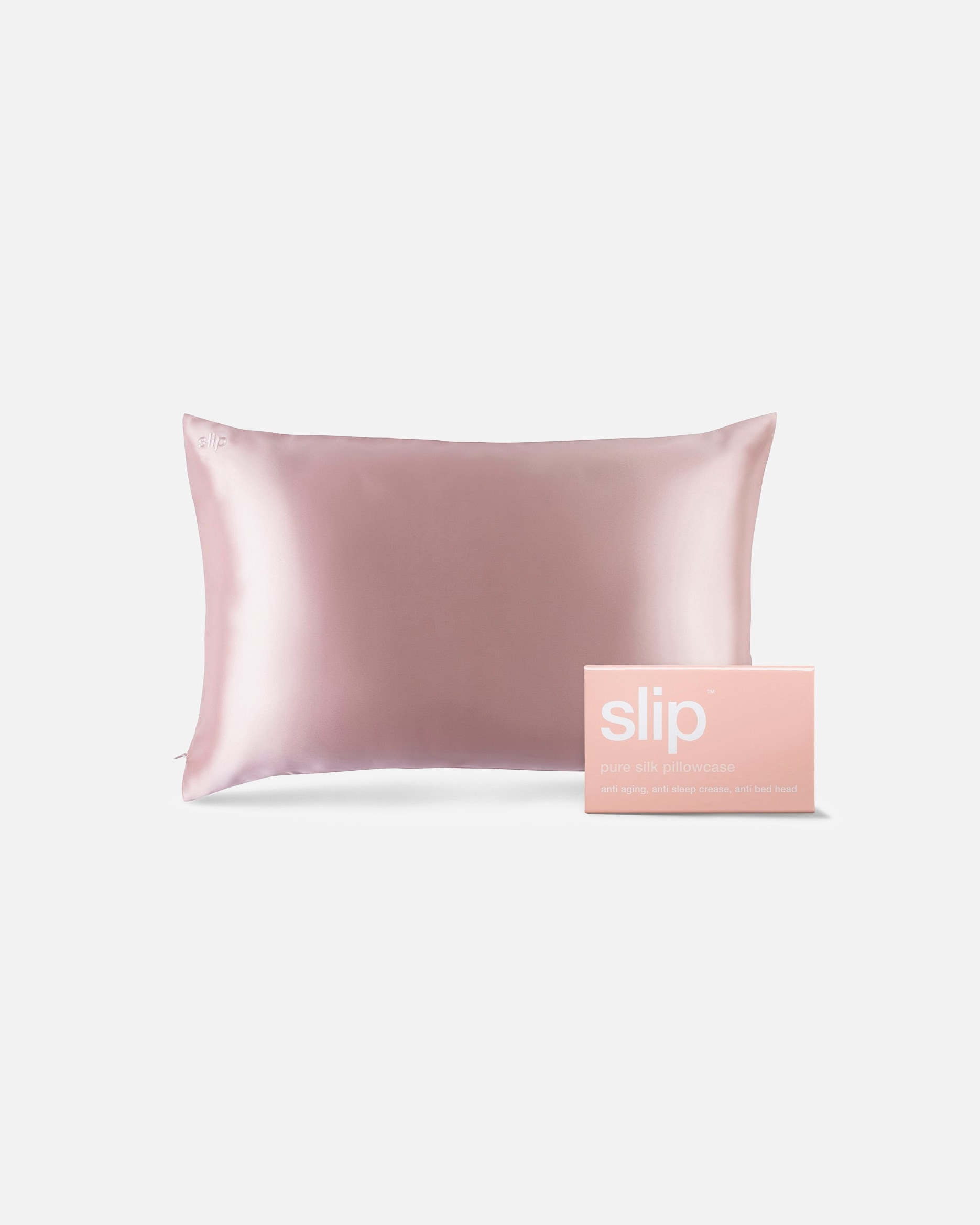 Polštář po UnisexSlip#INNERBEAUTYPure Silk PillowcasePink
