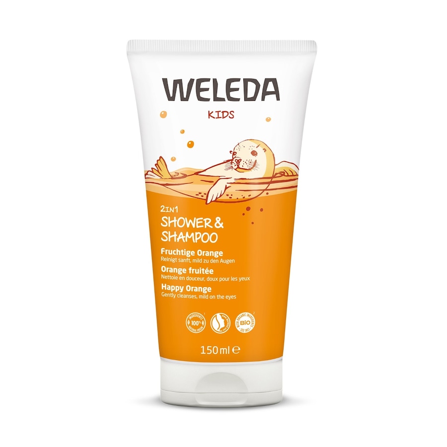 Weleda - Kids 2In1 Shower & Shampoo Fresh Mint Krémy na obličej 150 ml unisex