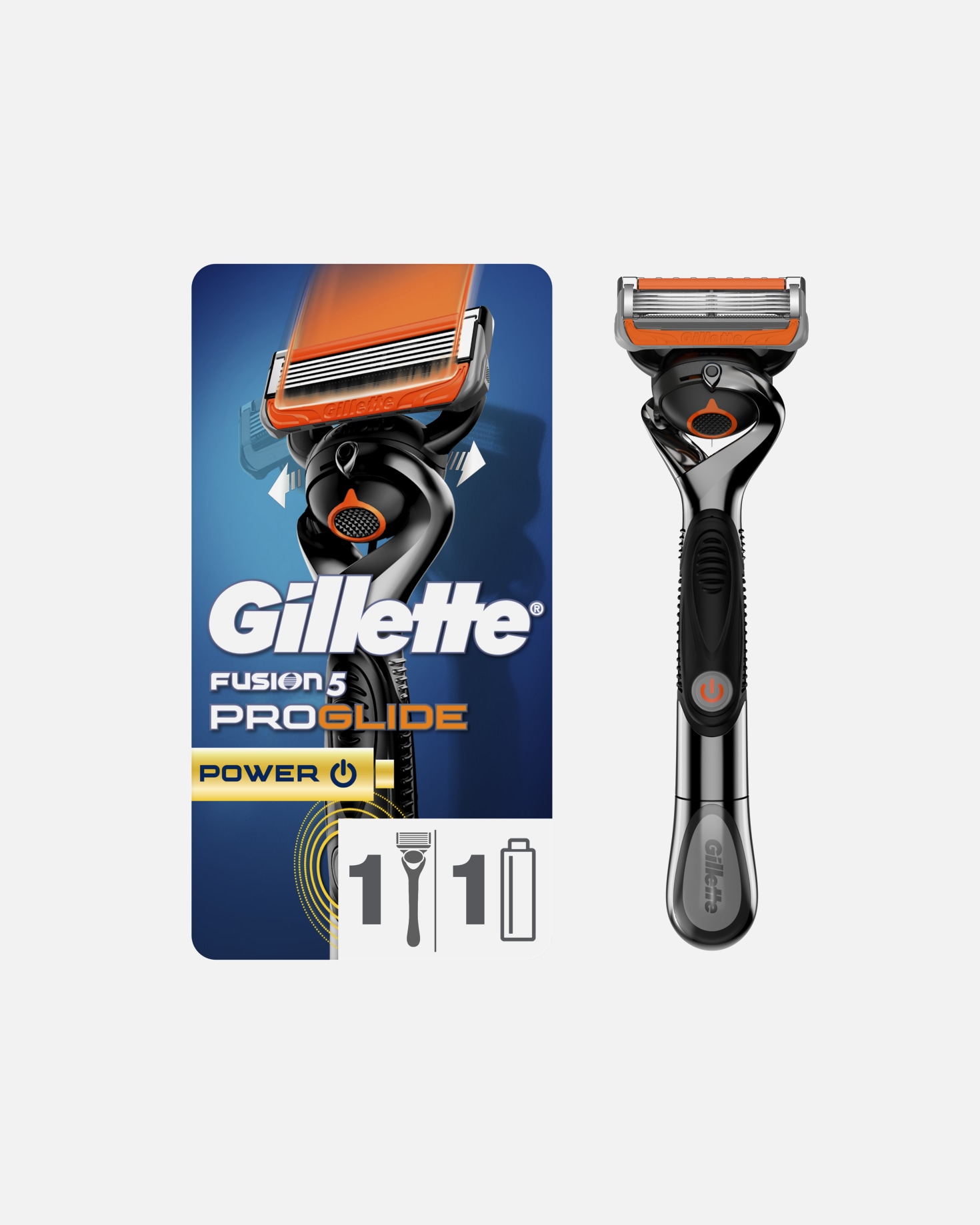 Žiletka po UnisexGilletteHeated RazorProglide Flexball Strojek + 1 Hlavice Power1 ks