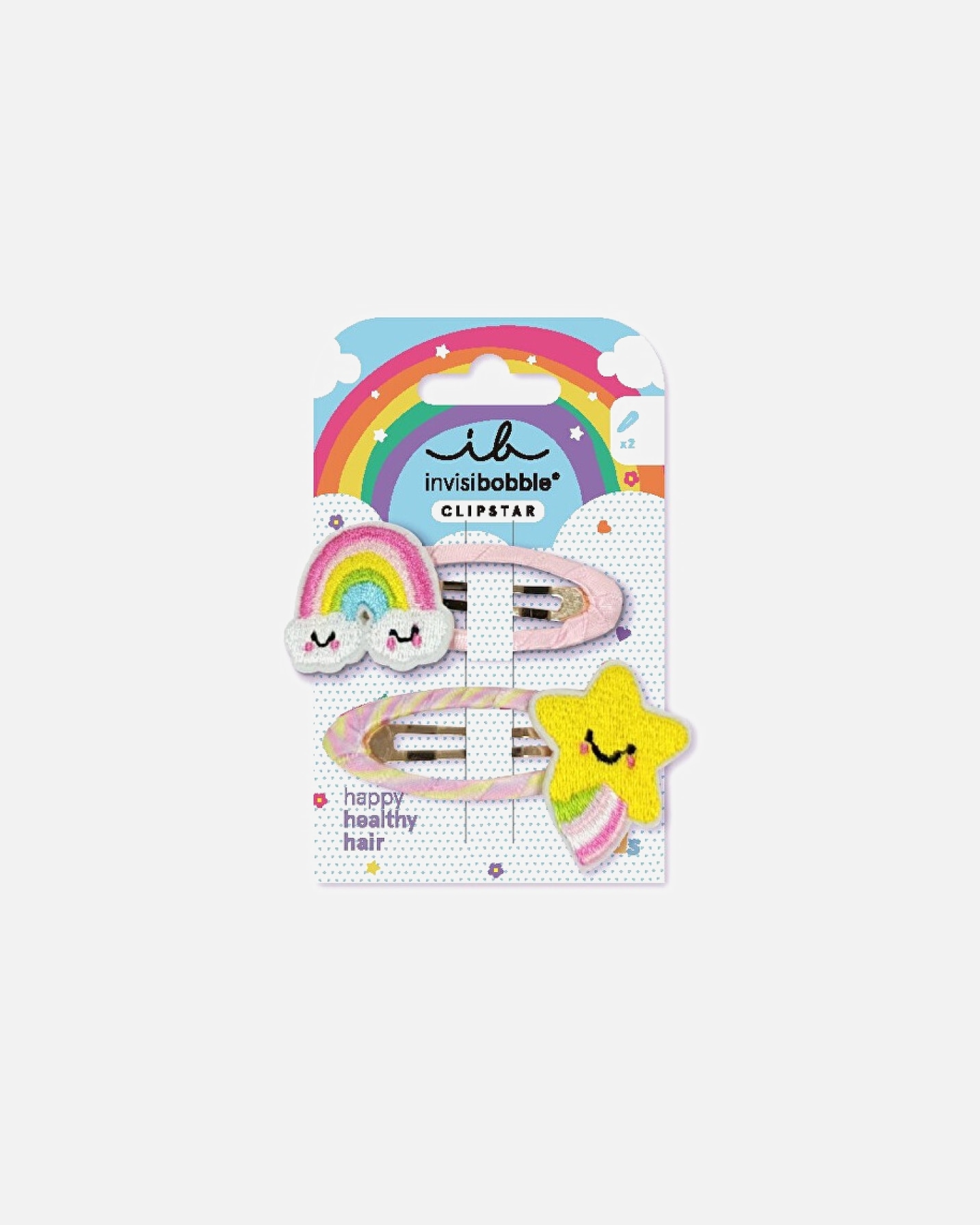 Skřipec do vlasů po UnisexInvisibobbleClipstarSNAP CLIP KIDS Happy Sky1 kus