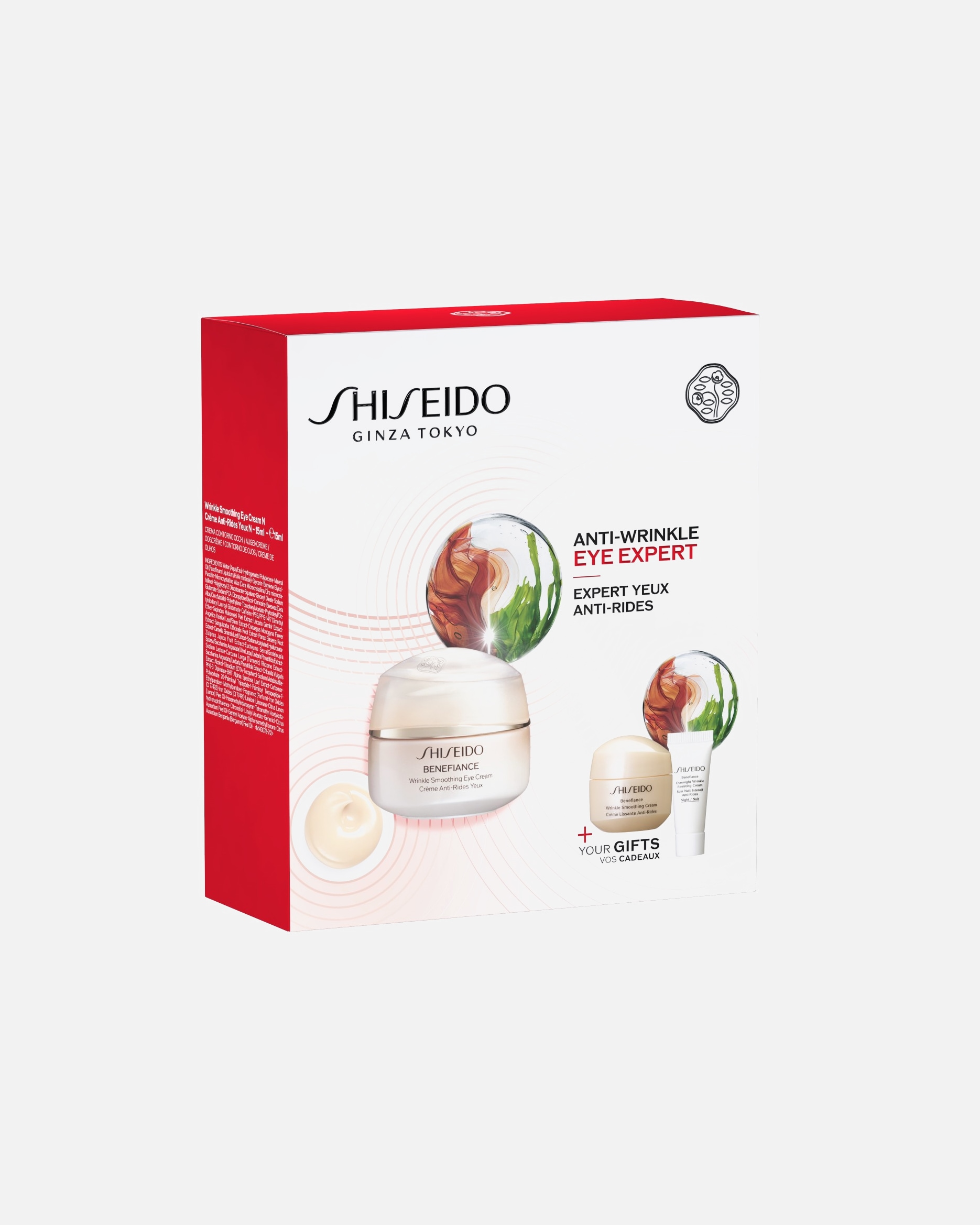 Sada péče o oči a oční okolí po Pro ženyShiseidoBENEFIANCEDÁRKOVÁ SADA proti vráskám očního okolí1 kus