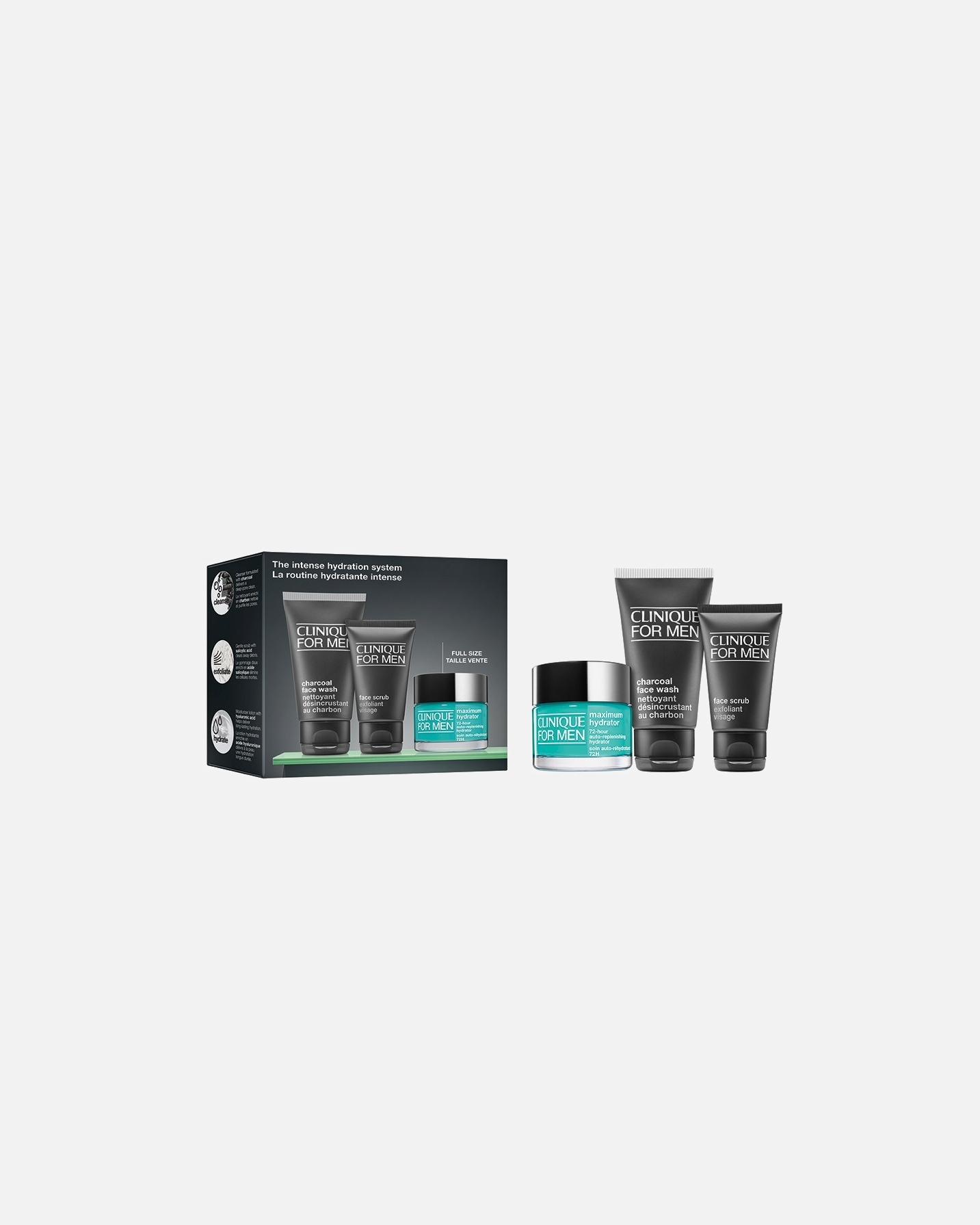 Skincare sada po UnisexClinique for MenThe Intense Hydration System Skincare Set1 kus