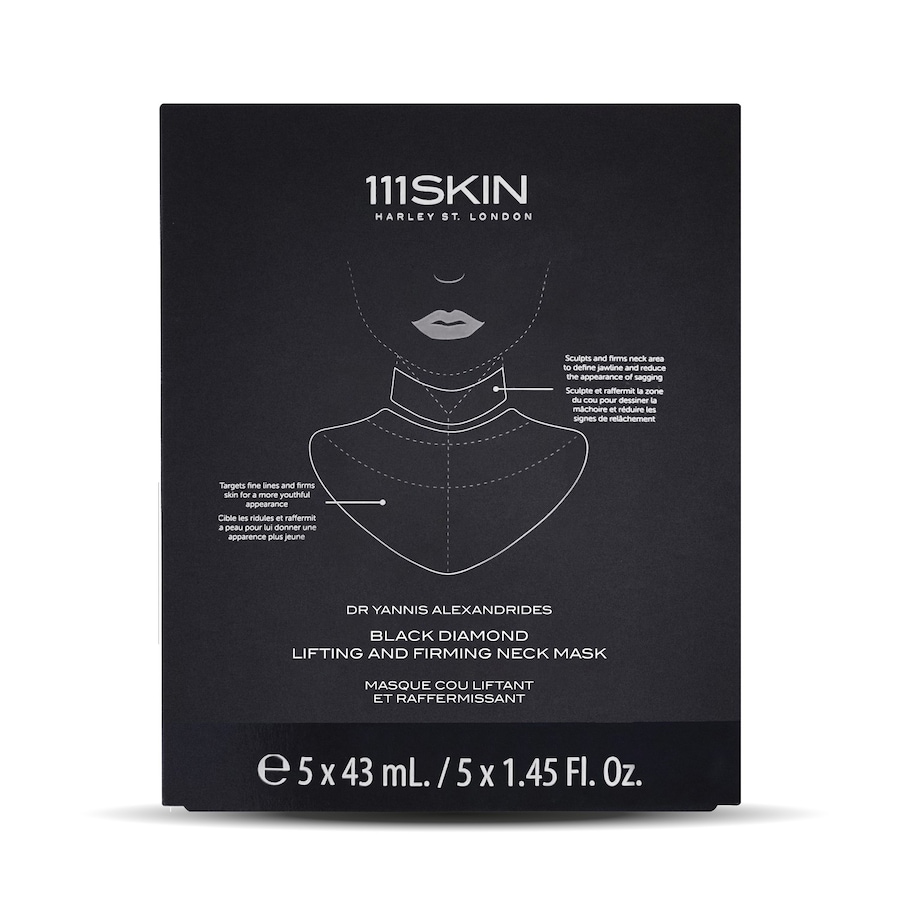 111Skin - Intensive Lifting and Firming Neck Mask Box Masky proti vráskám 215 ml unisex