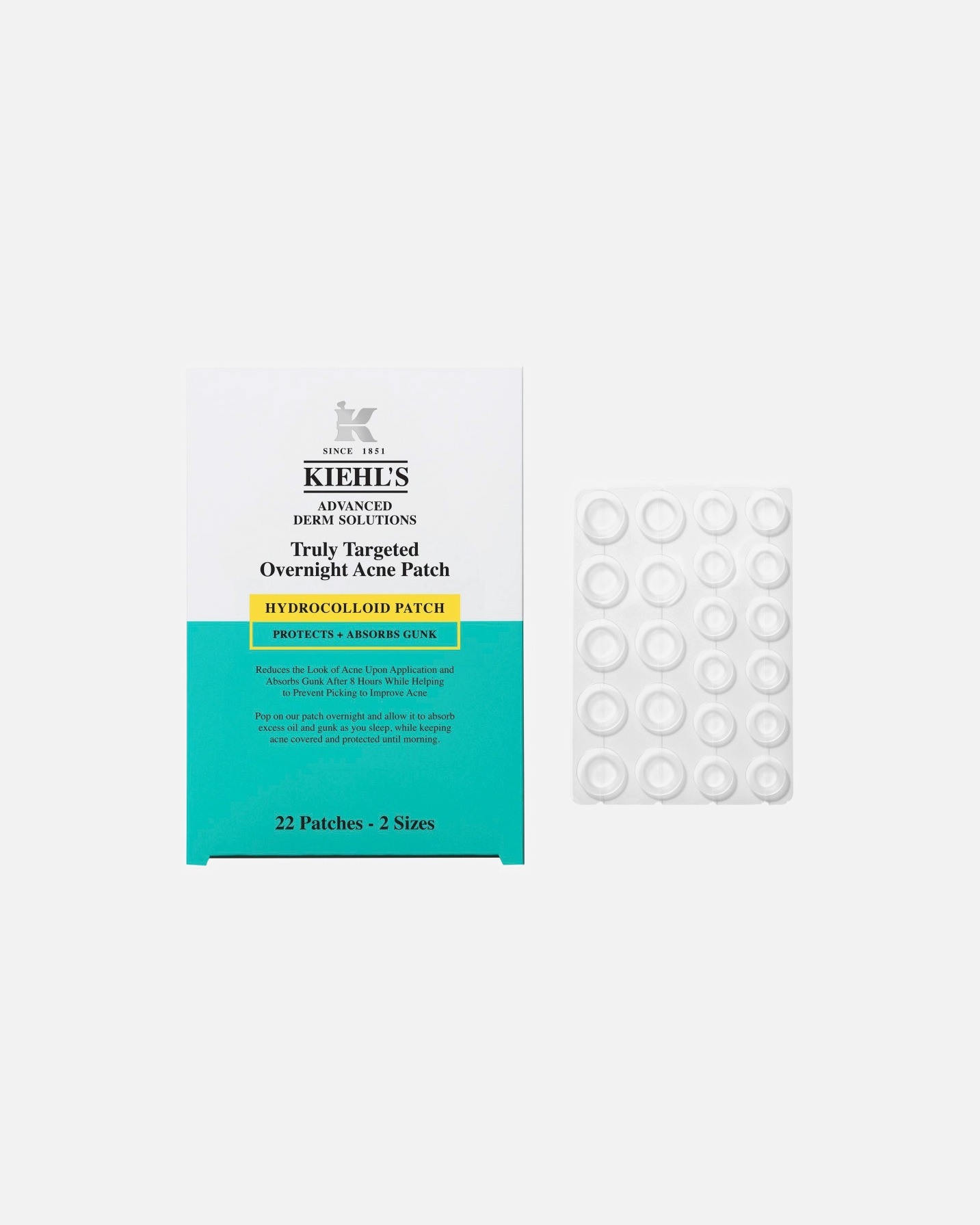 Péče proti akné po UnisexKiehl’sDermatologist SolutionsTruly Targeted Overnight Blemish Patch22 kus