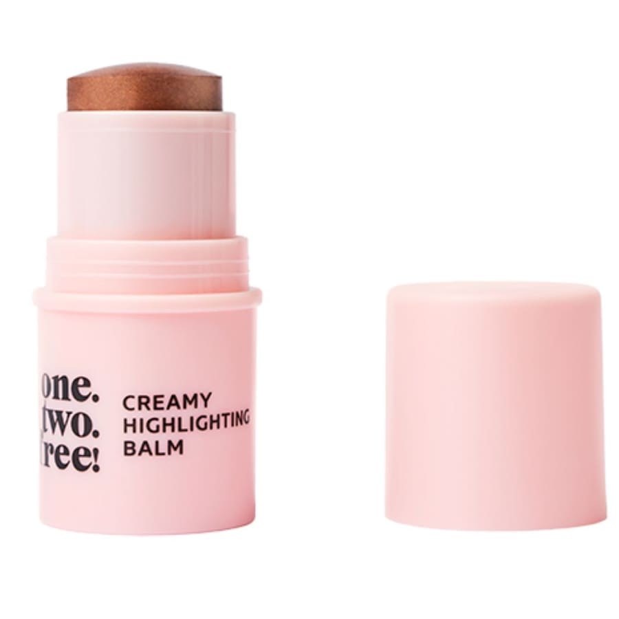 one.two.free! - Creamy Highlighting Balm Rozjasňovače 4 g Hnědá unisex